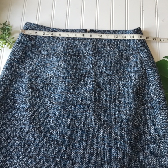 Loft tweed blue skirt - Picture 3 of 7